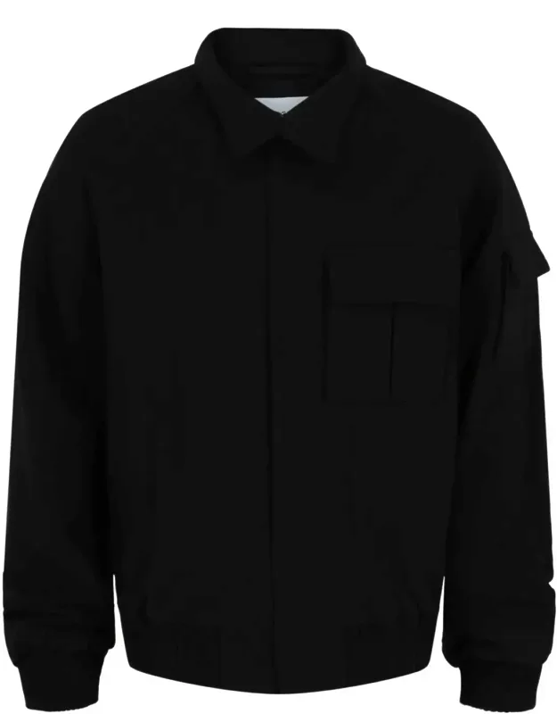 Cropped Bomber Jacket