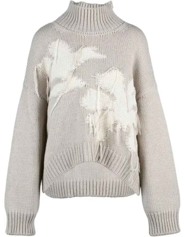 Mock Neck Sweater, Relaxed Fit