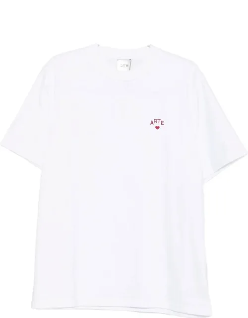 Logo-embroidered T-shirt