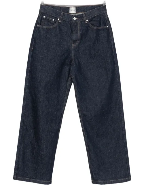 Logo-embroidered Belt-loop Jeans