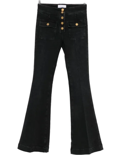 Button-up Flared Jeans