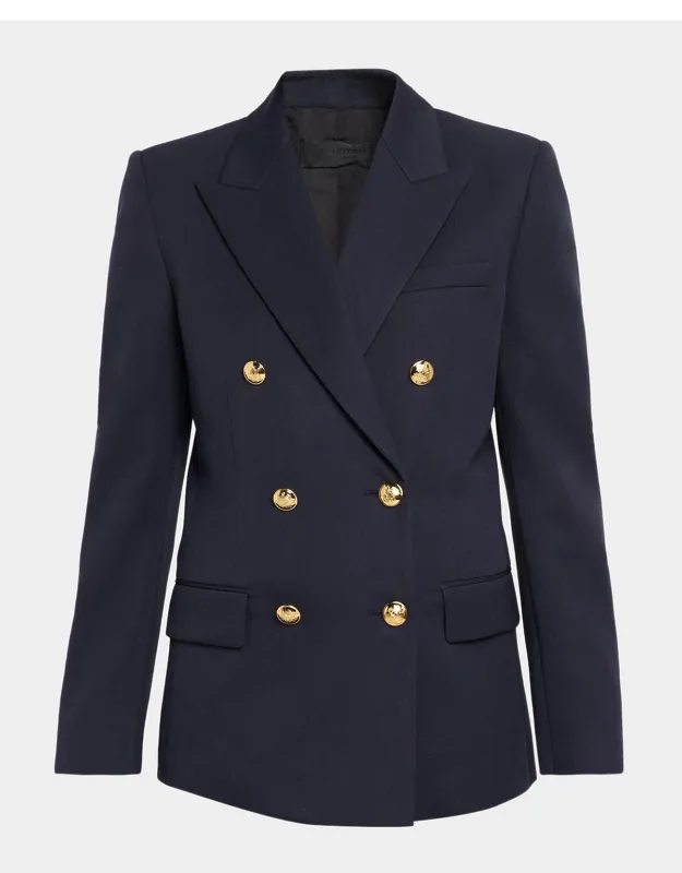 Virgin Wool Double-breasted Blazer