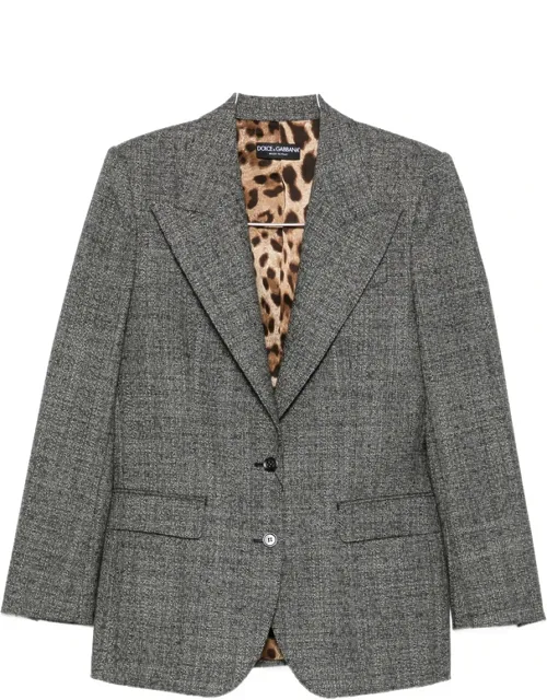 Peak-lapels Single-breasted Blazer