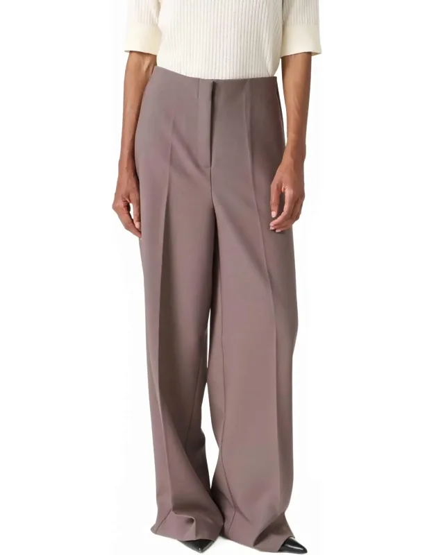 Corinne High-waisted Wide Leg Trousers