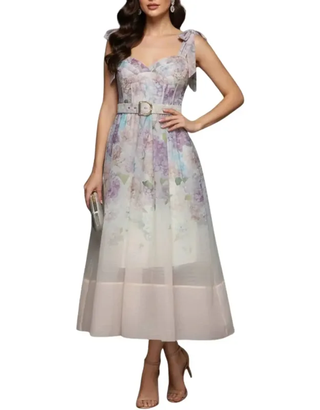 Floral Bustier Dress