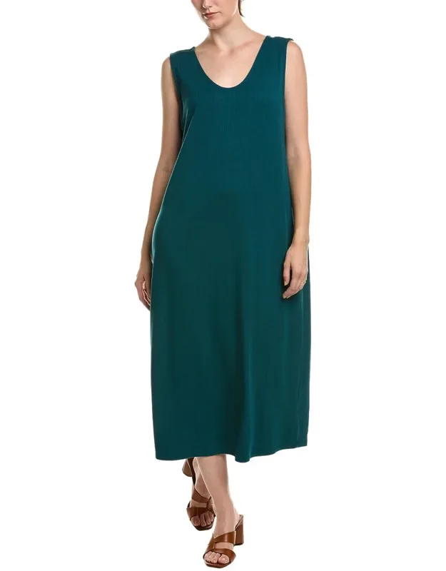 V-neck Flare Oval Dress