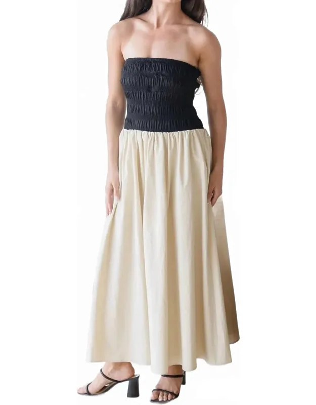 Bandeau Midi Dress