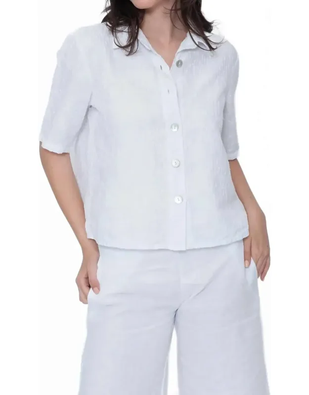 Cropped Camp Shirt