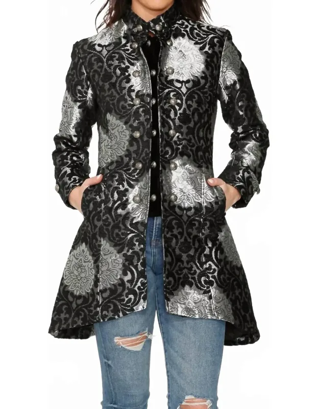 Brocade Hilo Coat
