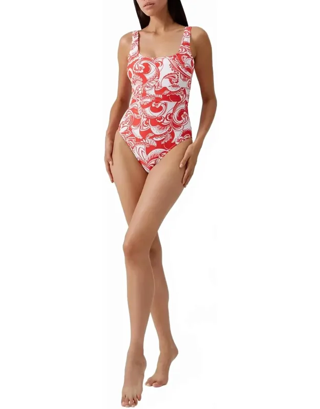 Floral One Piece Swimsuit
