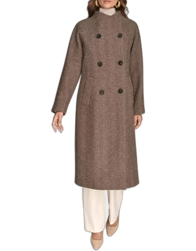 Cocoon Double-breasted Coat