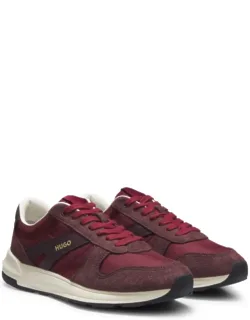 Suede-trim Sneakers