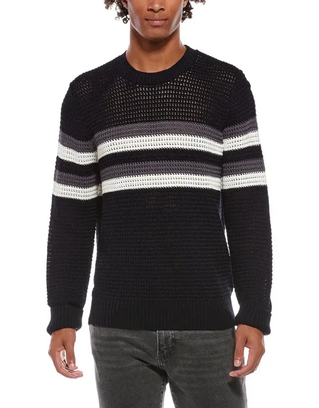 Crafted Crochet Chest Stripe Shirt