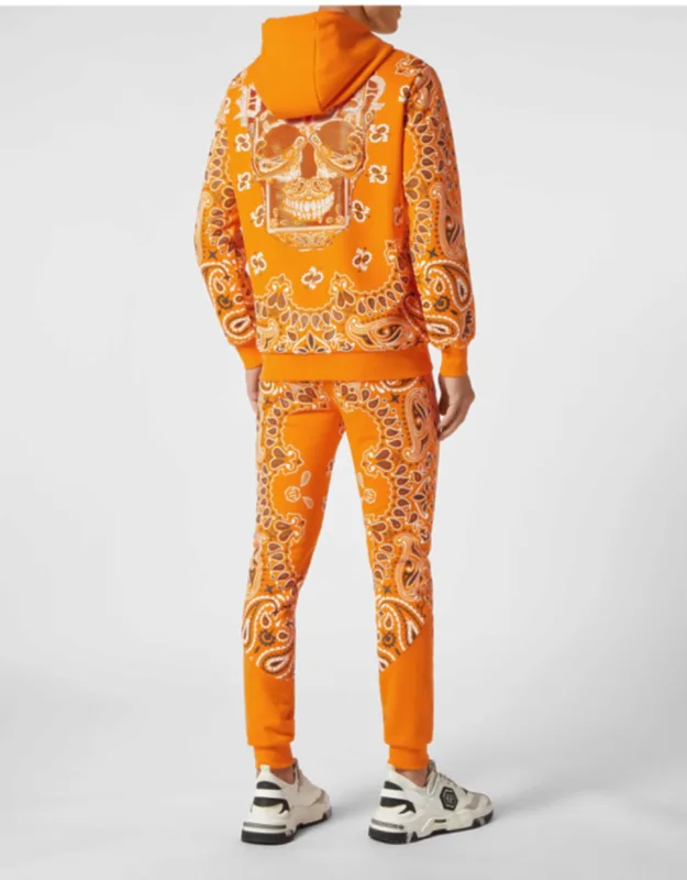Jogging Tracksuit: Hoodie And Trousers With Paisley Bandana
