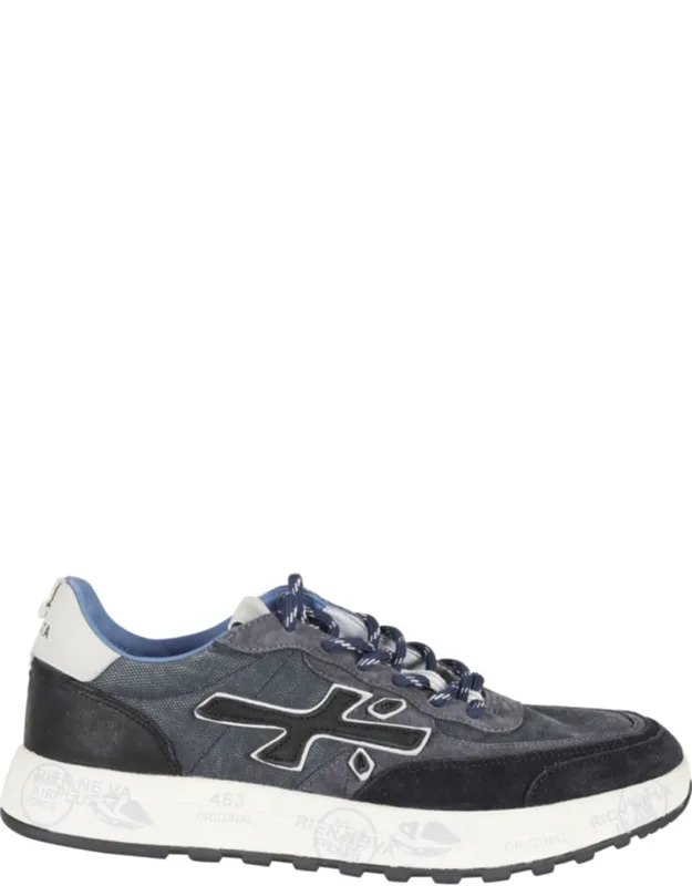 Nous Iconic Side Design Leather Sneakers