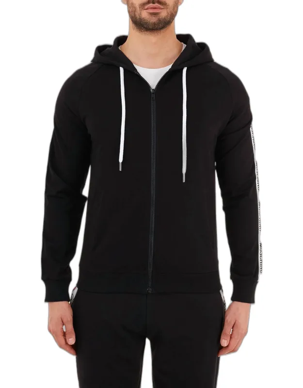Side Stripe Full Zip Hoodie