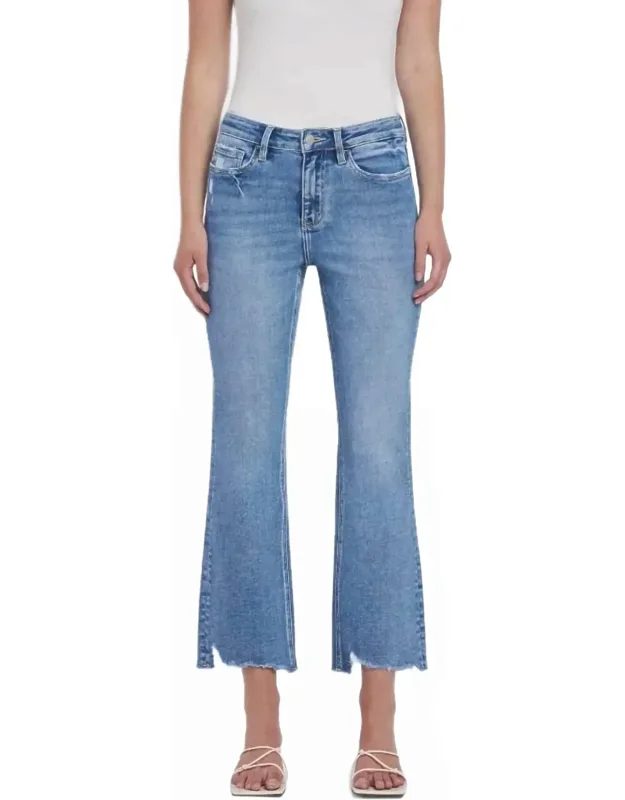Mallory Lovervet Non Distressed Kick Flare Jeans