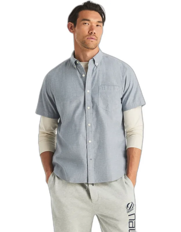 Short-sleeve Classic Fit Oxford Shirt
