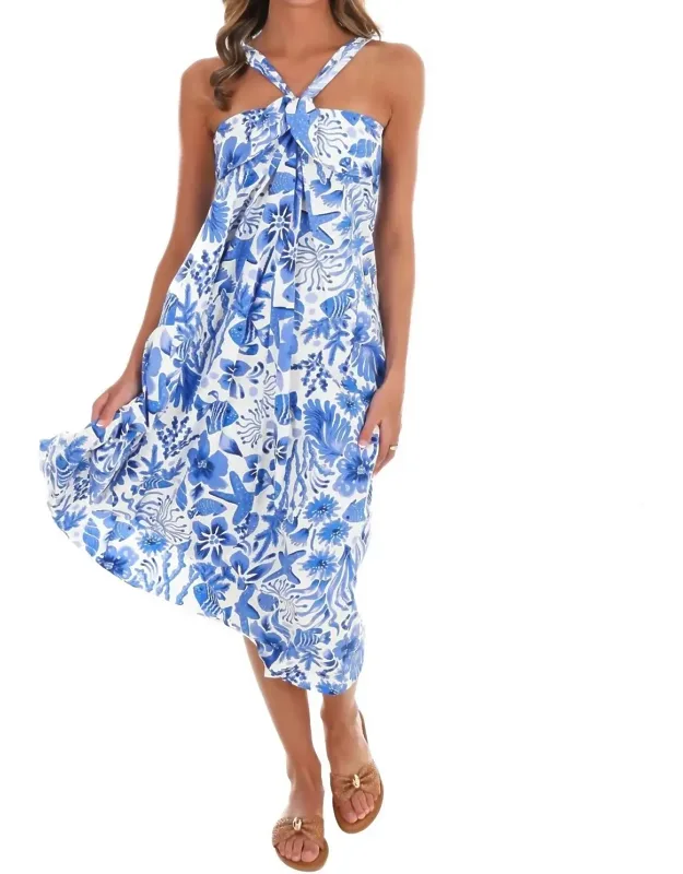 Lost In The Tide Midi Dress