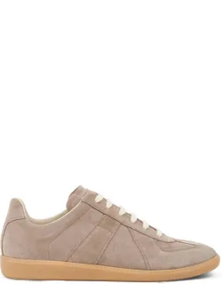 Replica Panelled Suede Sneakers
