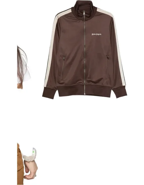 Logo-print Side-stripe Jacket