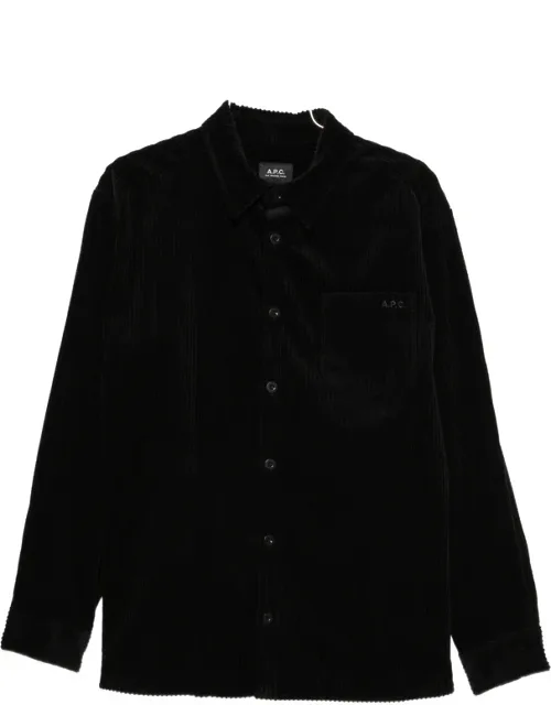 Corduroy Chest-pocket Shirt