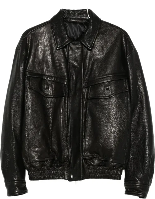 Grainy Leather Jacket