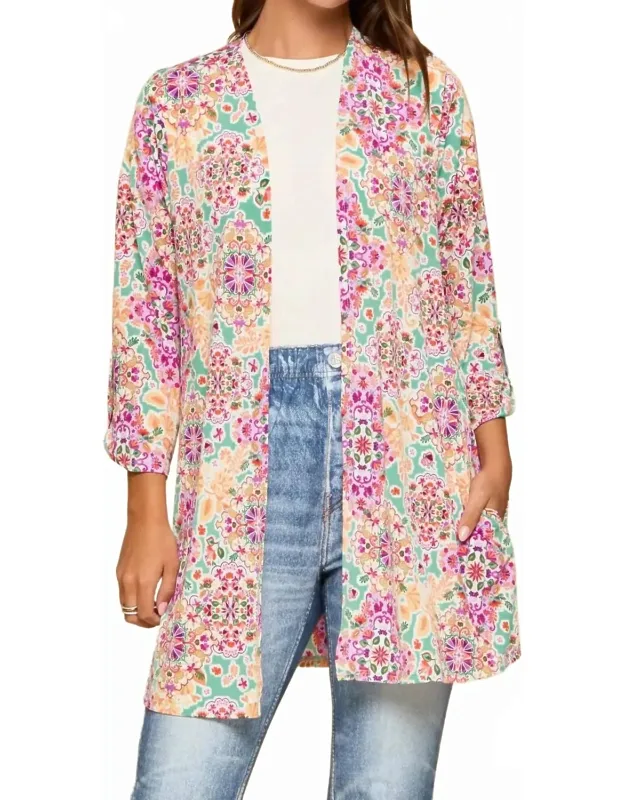 Open Front Cardigan