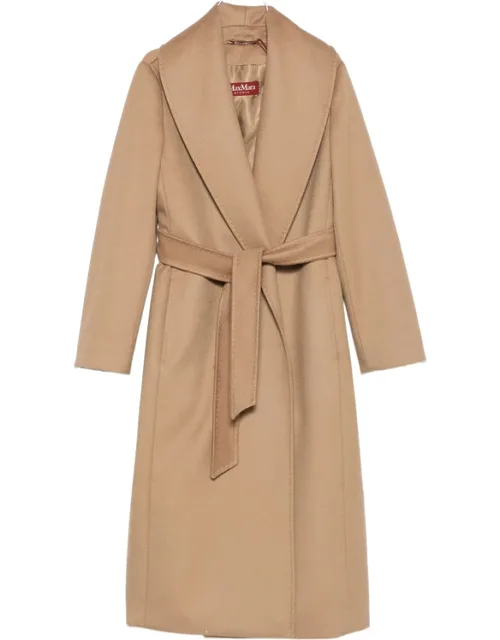 Belted Shawl-collar Coat