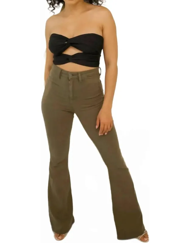 High Waisted Flare Pants