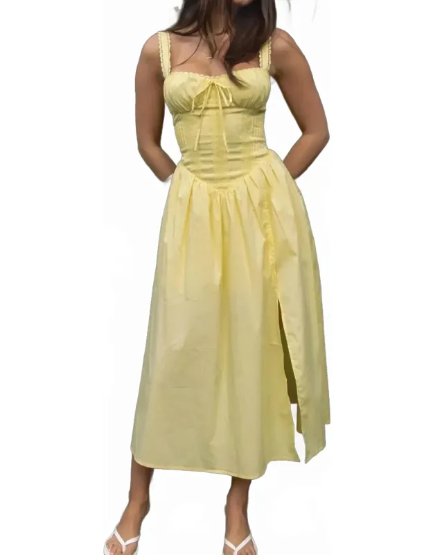 Loretta Poplin Drop Waist Dress
