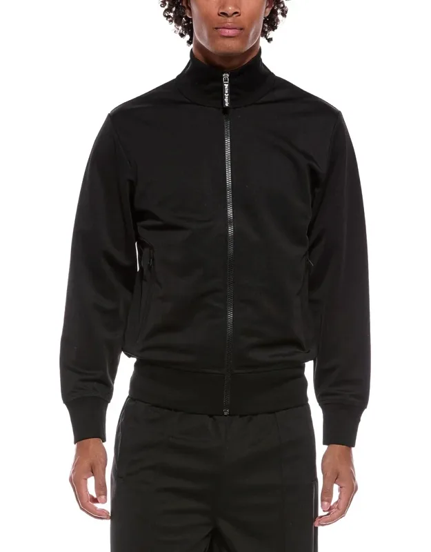 Back Curved Logo Track Jacket