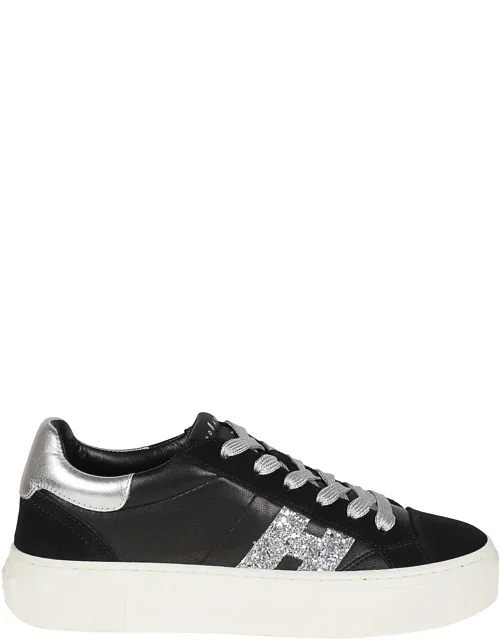 Metallic Mutton Leather Sneakers