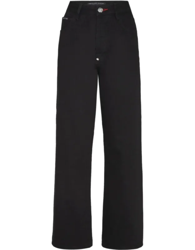 Loose Fit Denim Trousers