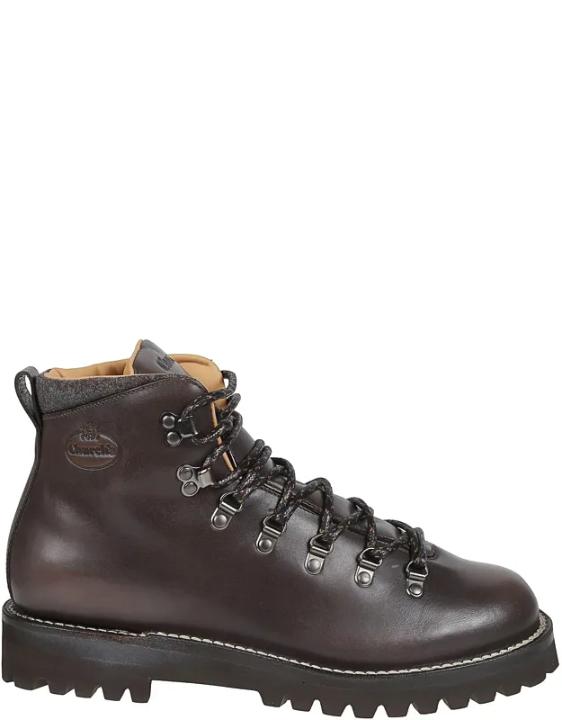 Poulton Leather Lace-up Boots