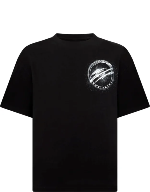 Round Neck T-shirt Scratch Edition - Cotton Jersey, Rubberised Print