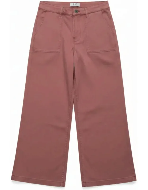 Meg Linen High Rise Wide Leg Pants