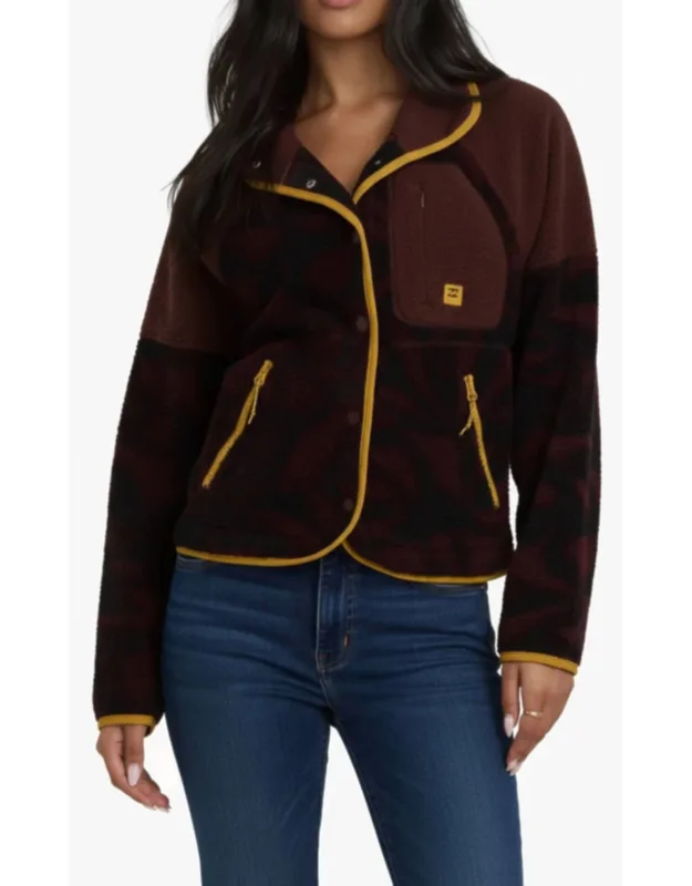 Popoyo Snap Up Fleece Jacket