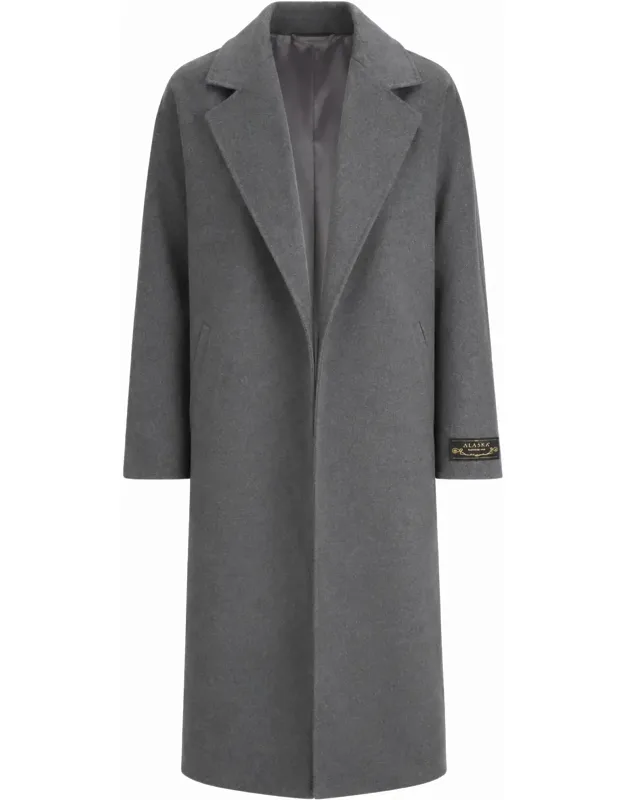 Comfort Wraparound Wool Cashmere Coat