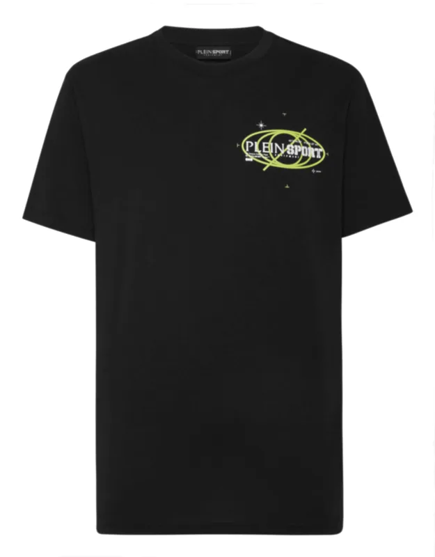 Cotton T-shirt Round Neck Ss Logos