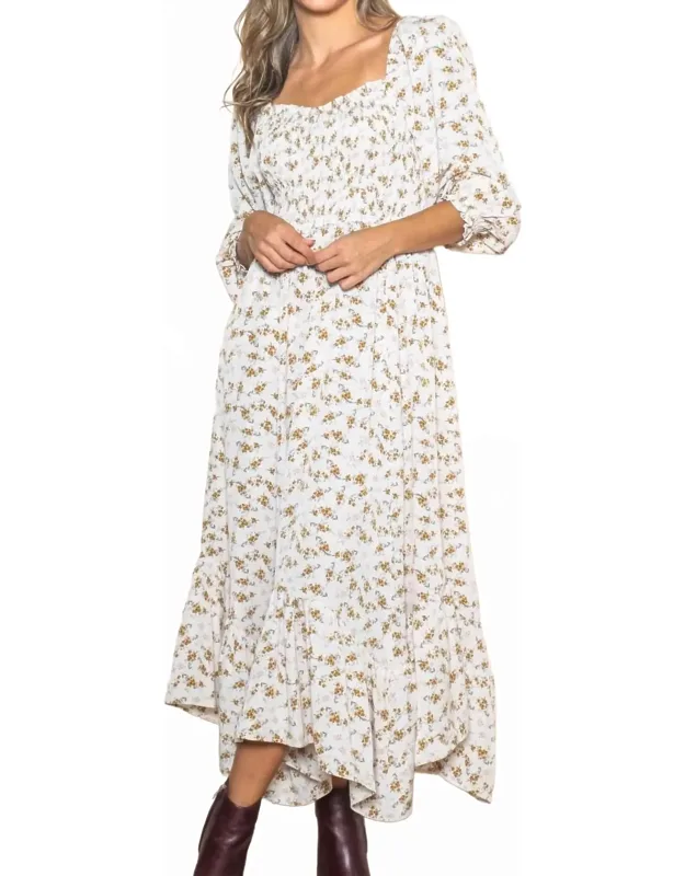 Romantic Floral Maxi Dress