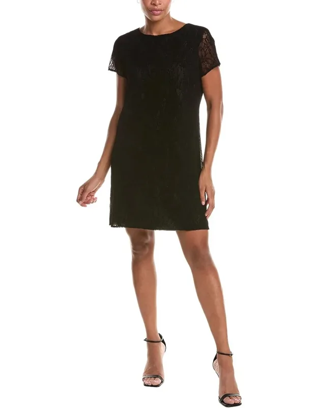 Ella Flocked Lace Dress