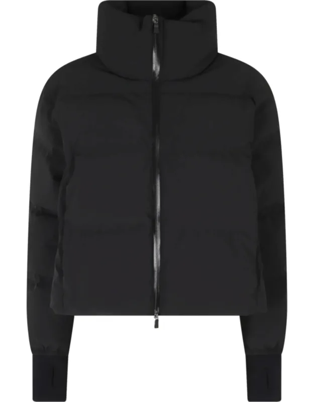 High Neck Double-slider Zip Polyamide Jacket