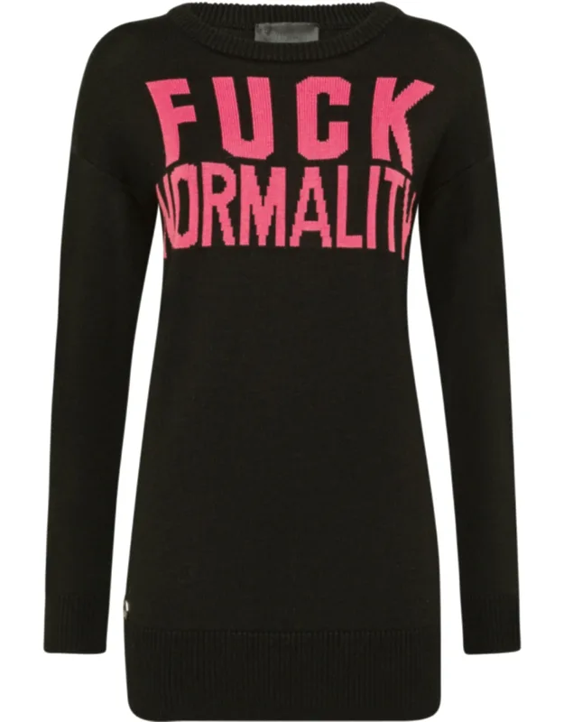 Pullover Round Neck Long Sleeve Statement
