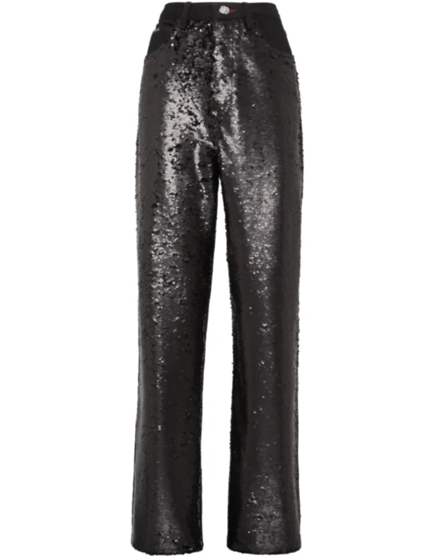 Super Loose Fit Denim Trousers