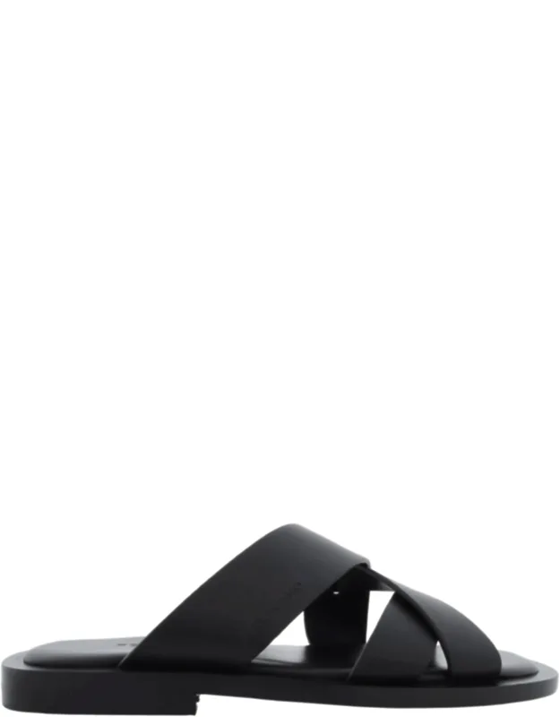 Venice Cross-strap Leather Sandals