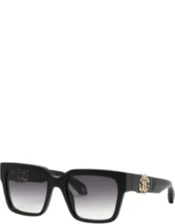 Roberto Cavalli 54mm Sunglasses With 100% Uv Protection And Smoke Gradient Lenses
