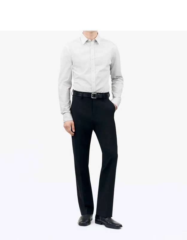 Pinstriped Dress Shirt