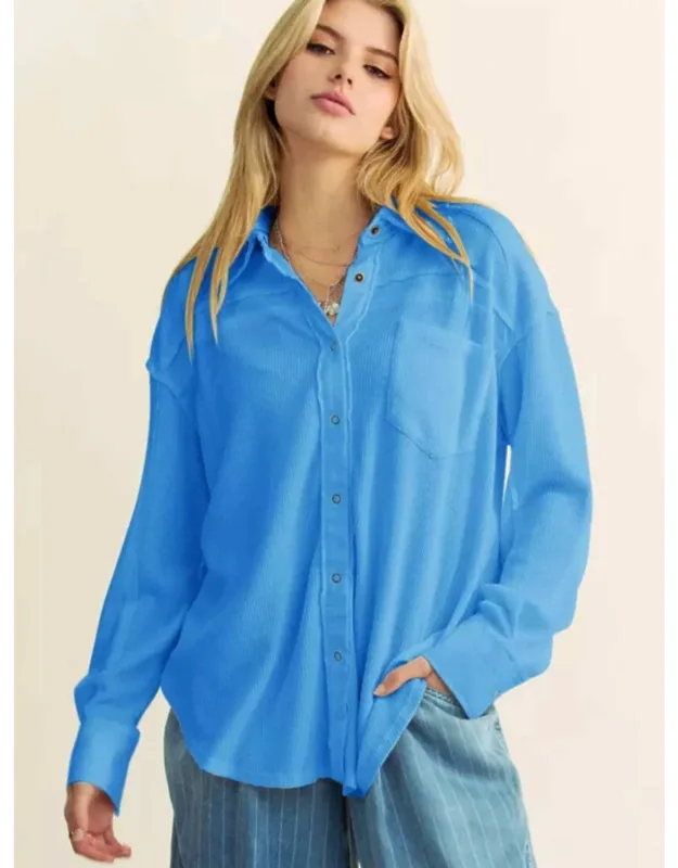 Washed Button Down Shirt