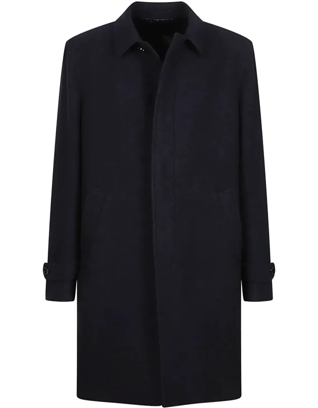 Virgin Wool-blend Trench Coat